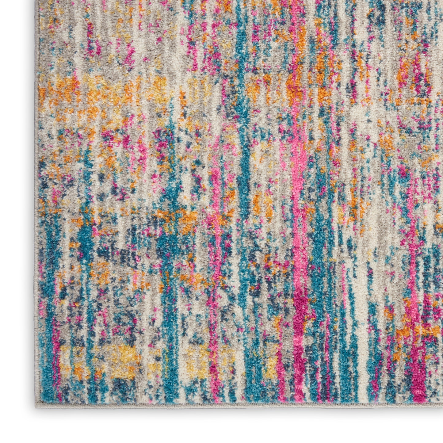 Nourison Passion 2'2" x 7'6" Ivory/Multi Modern Indoor Rug