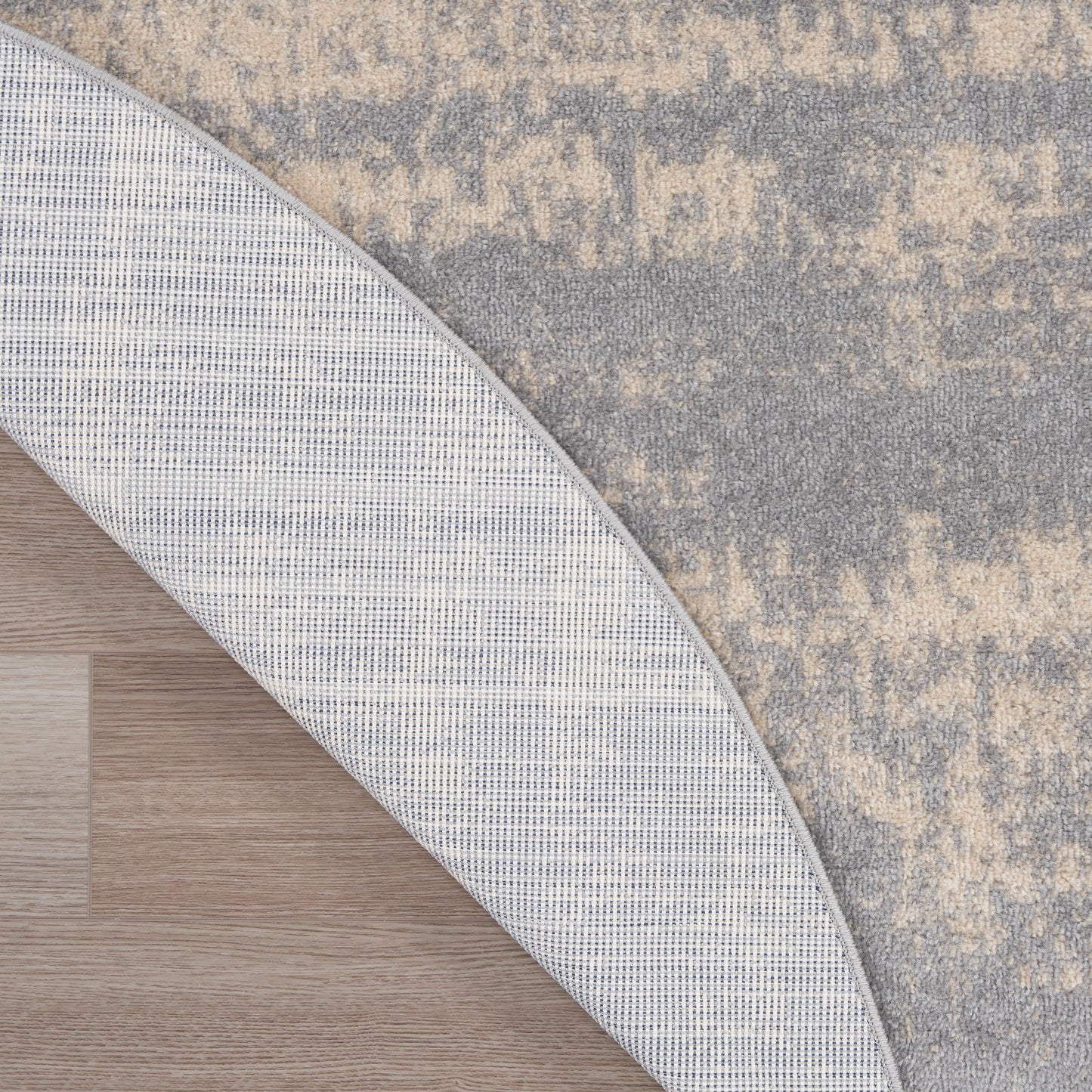 Nourison Nourison Essentials 6' x Round Grey Beige Modern Rug