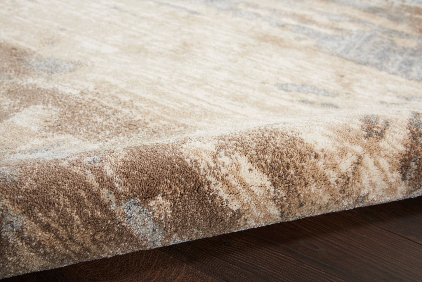 Nourison Moroccan Celebration 5'3" x 7'3" Grey/Beige Modern Indoor Rug