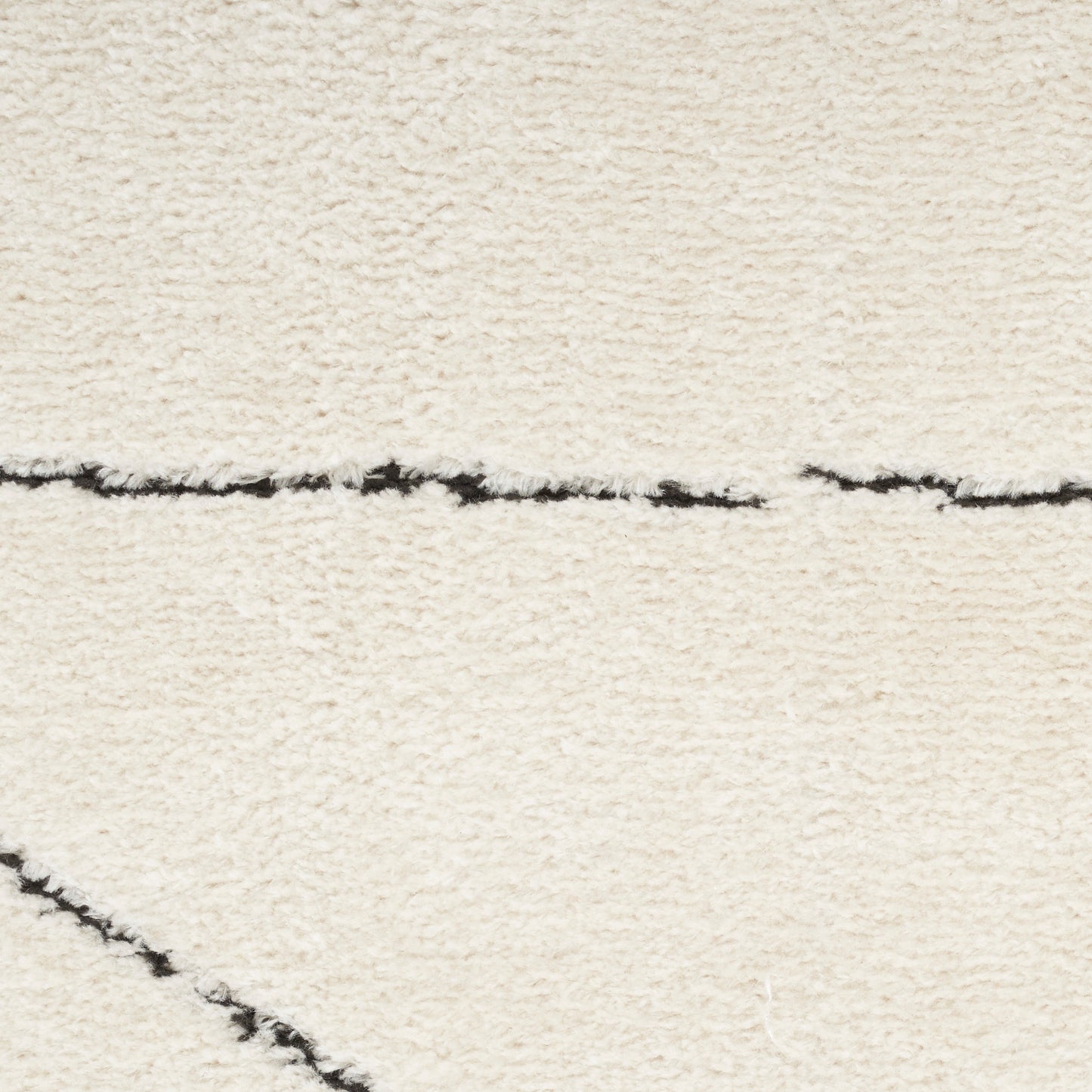Nourison Modern Comfort 5'3" x 7' Ivory Black Scandinavian Indoor Rug