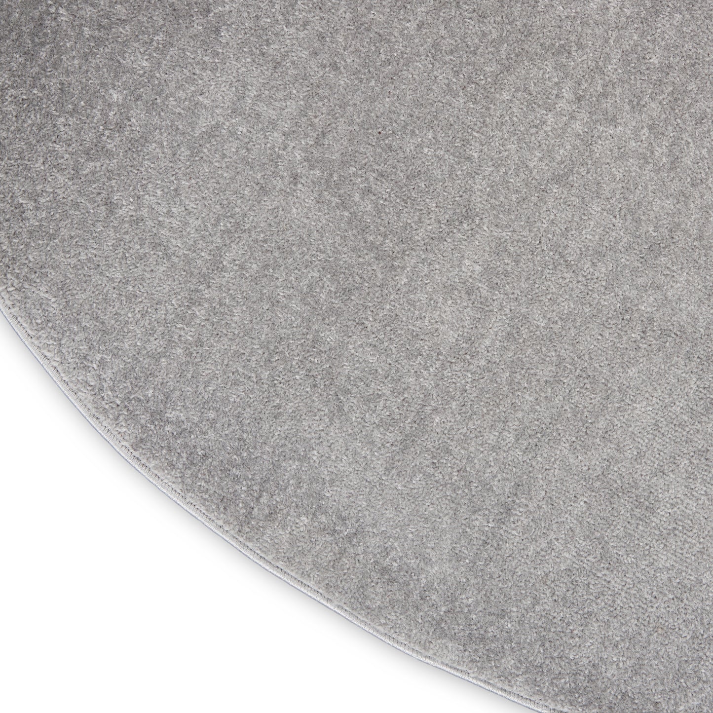 Nourison Nourison Essentials 10' x Round Silver Grey Outdoor Rug