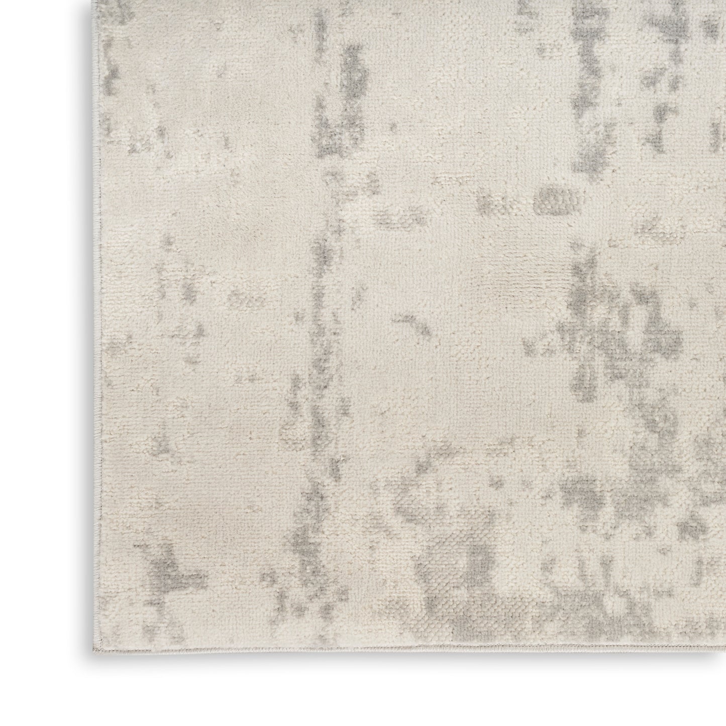 Nourison Quarry 2'2" x 7'6" Cream Grey Modern Indoor Rug