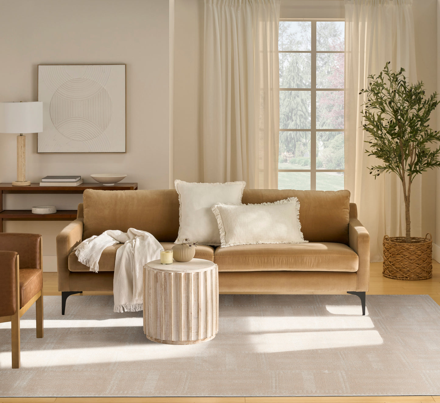 Nourison Nordic 8' x 10' Taupe Modern Indoor Rug