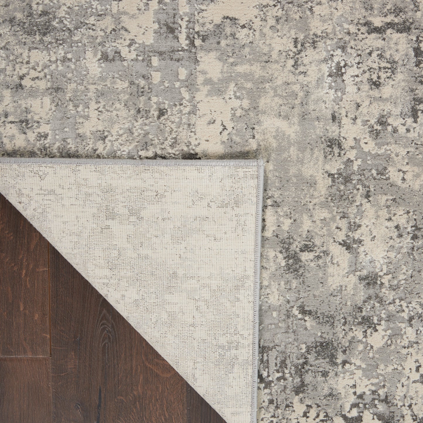 Nourison Rustic Textures 6' x 9' Grey Beige Rustic Indoor Rug