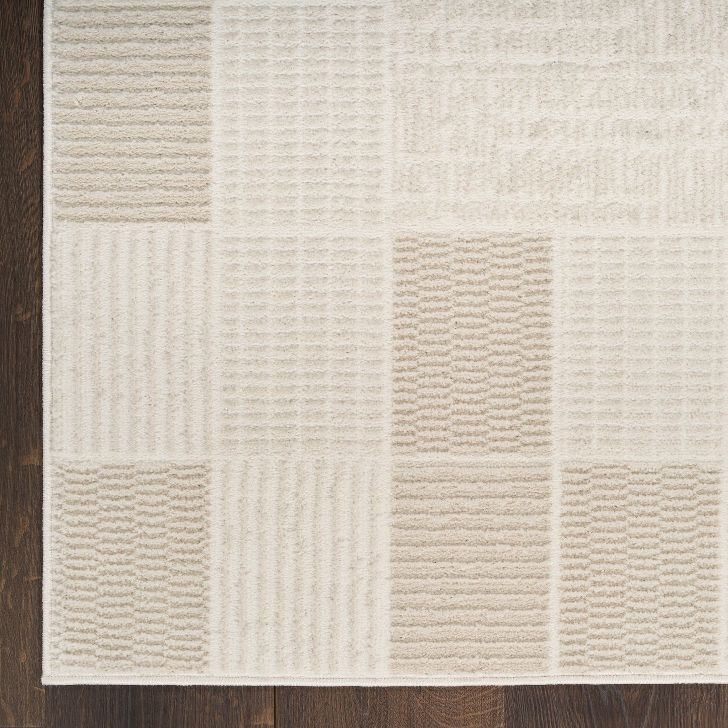 Nourison Nordic 8' x 10' Ivory Grey Modern Indoor Rug