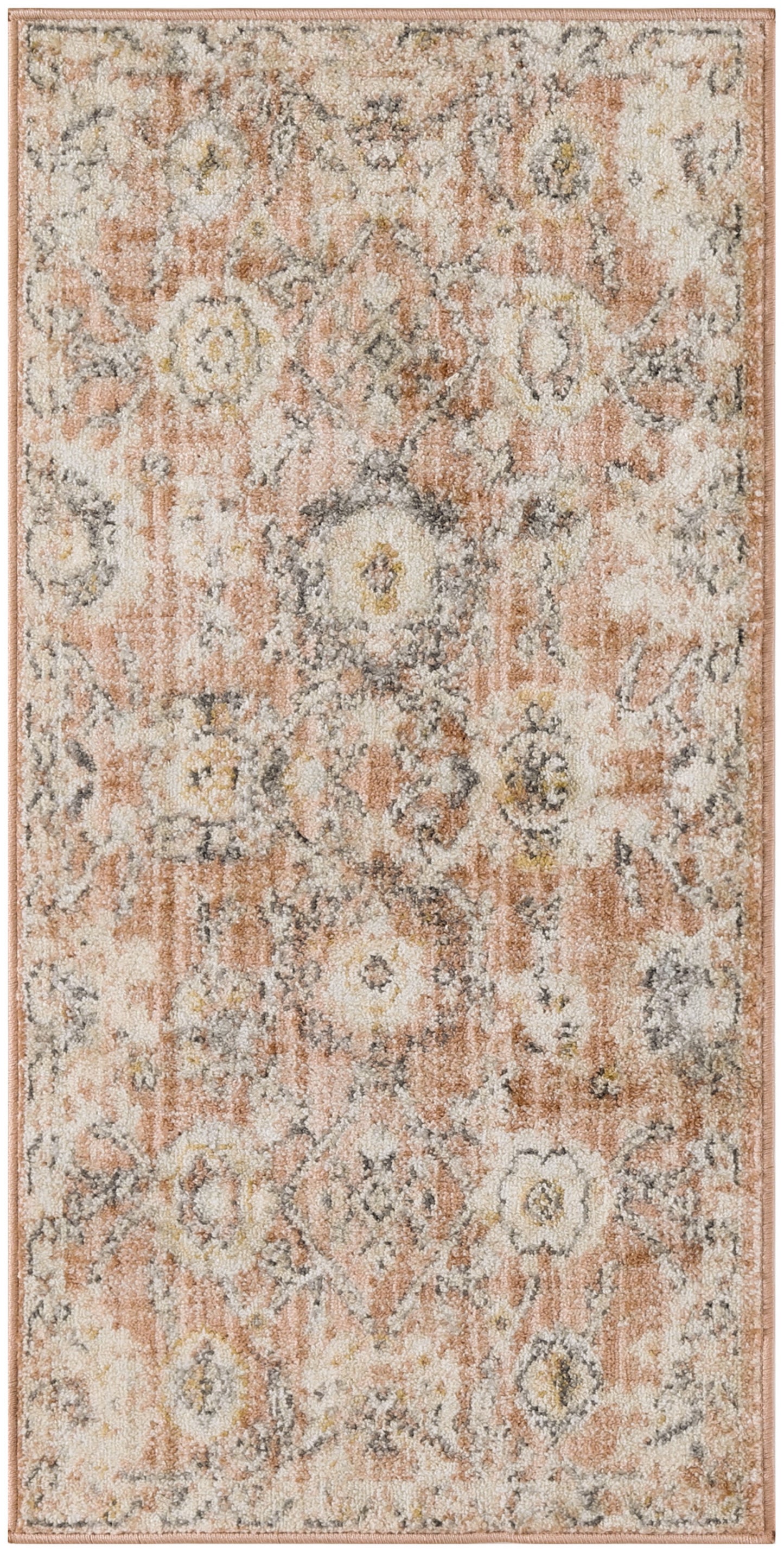 Nourison Oushak Home 2' x 4' Rust Vintage Indoor Rug