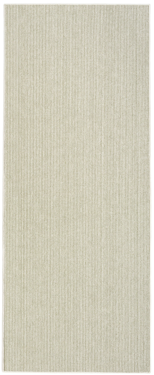 Nourison Natural Texture 2'3" x 7'6" Ivory Green Farmhouse Indoor Rug