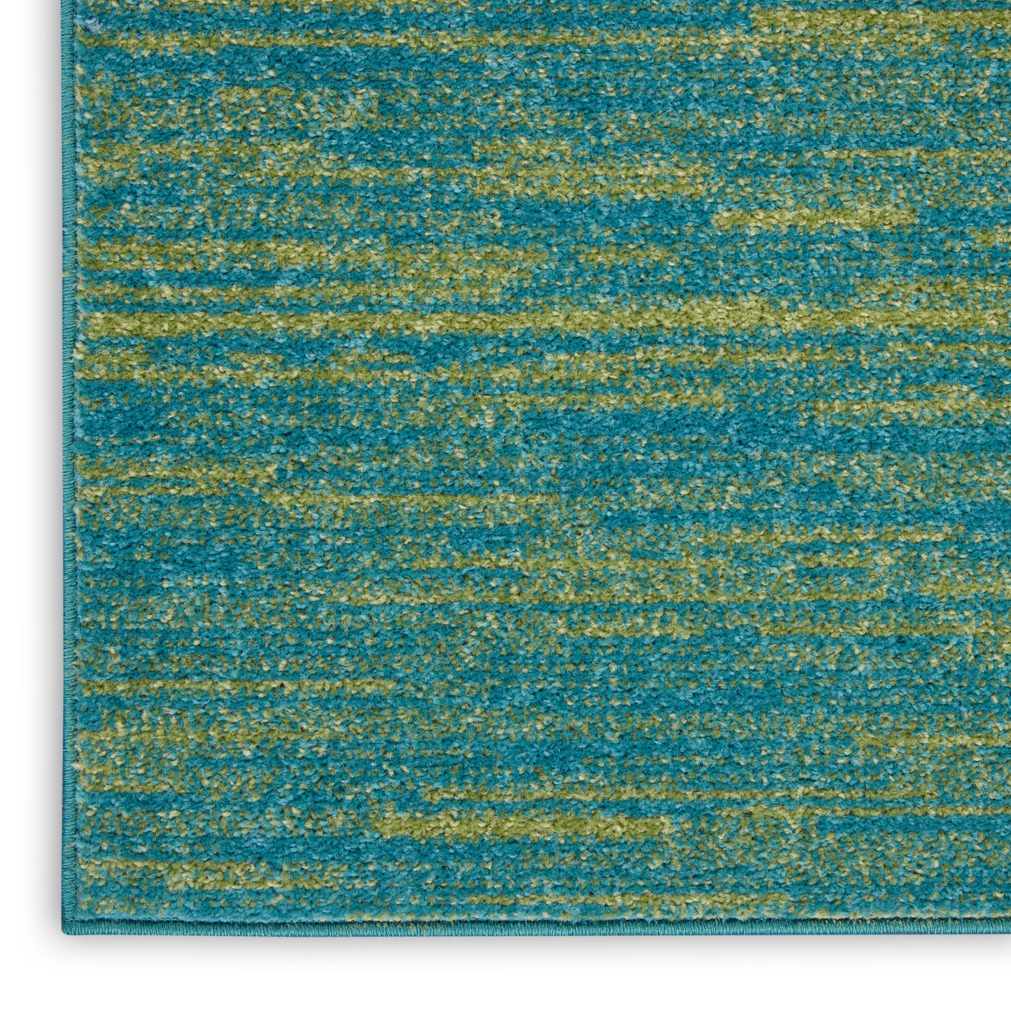 Nourison Nourison Essentials 2' x 6' Blue Green Outdoor Rug