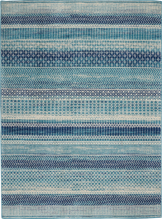 Nourison Passion 3'9" x 5'9" Navy Blue Bohemian Indoor Rug