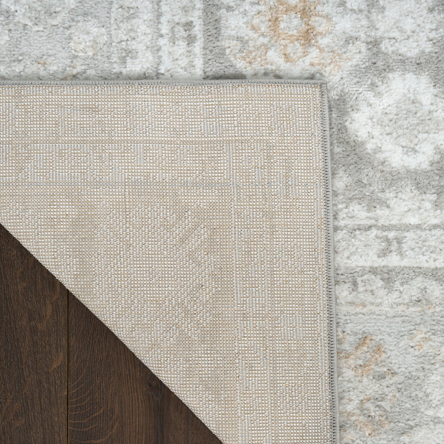 Nourison Dekor 7'10" x 9'10" Grey Vintage Indoor Rug