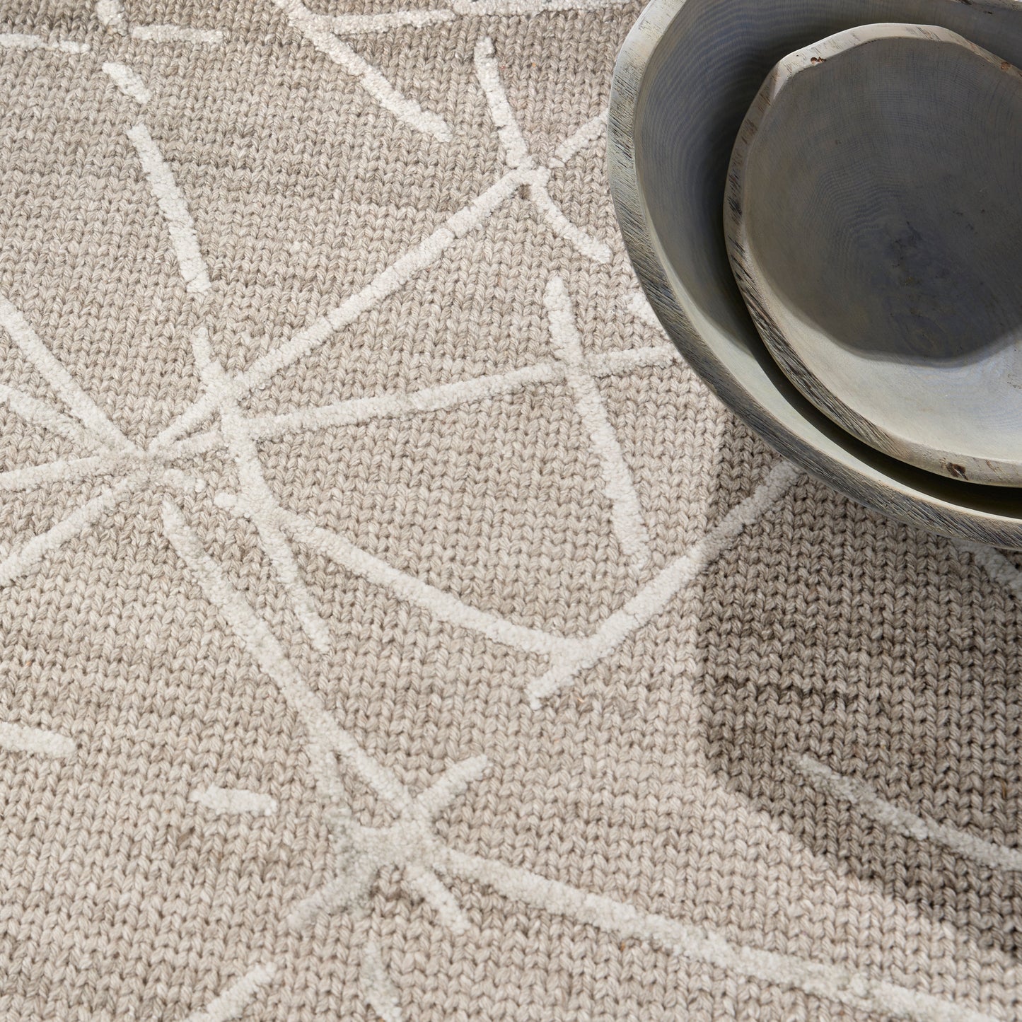 Calvin Klein CK044 Wander 9'9" x 13'9" Taupe Modern Indoor Rug