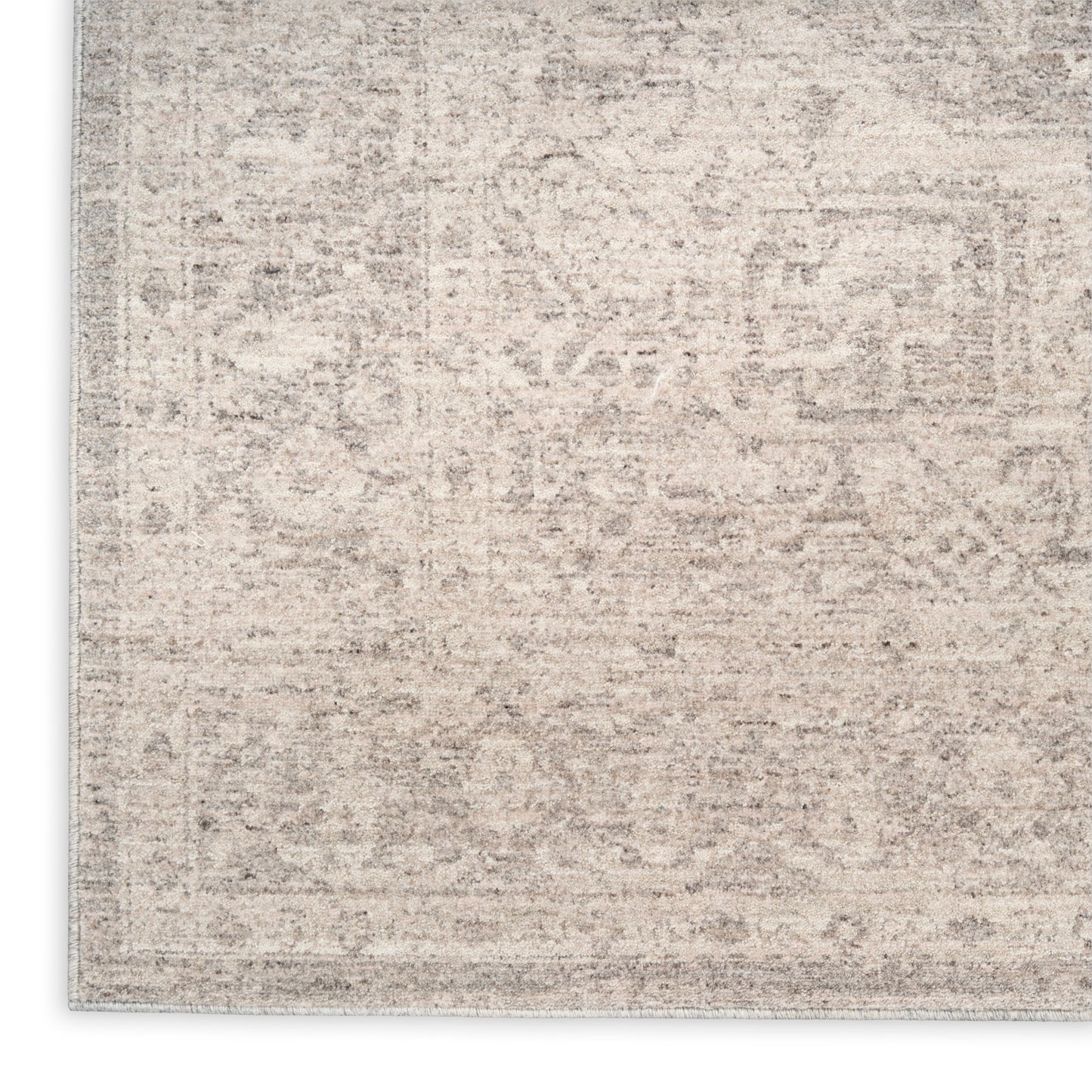 DKNY Pure Shades 5'3" x 7'8" Grey Vintage Indoor Rug