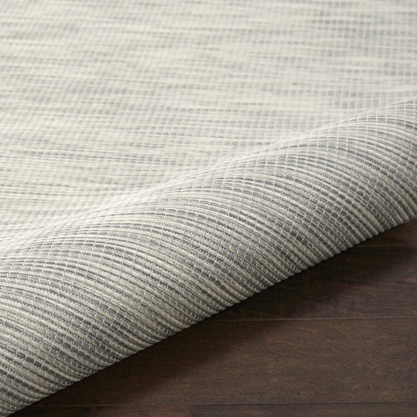 Nourison Positano 2' x 6' Light Grey Modern Rug