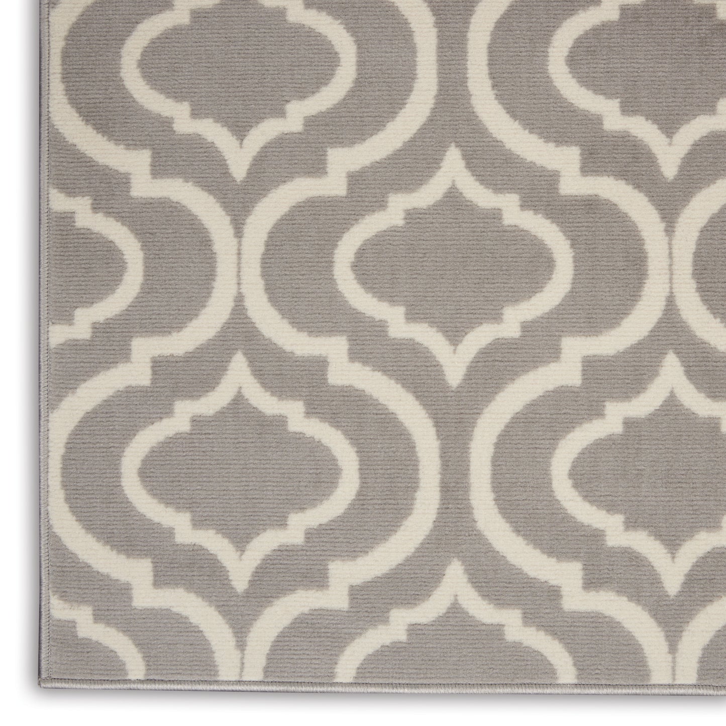 Nourison Jubilant 5'3" x 7'3" Grey Contemporary Indoor Rug