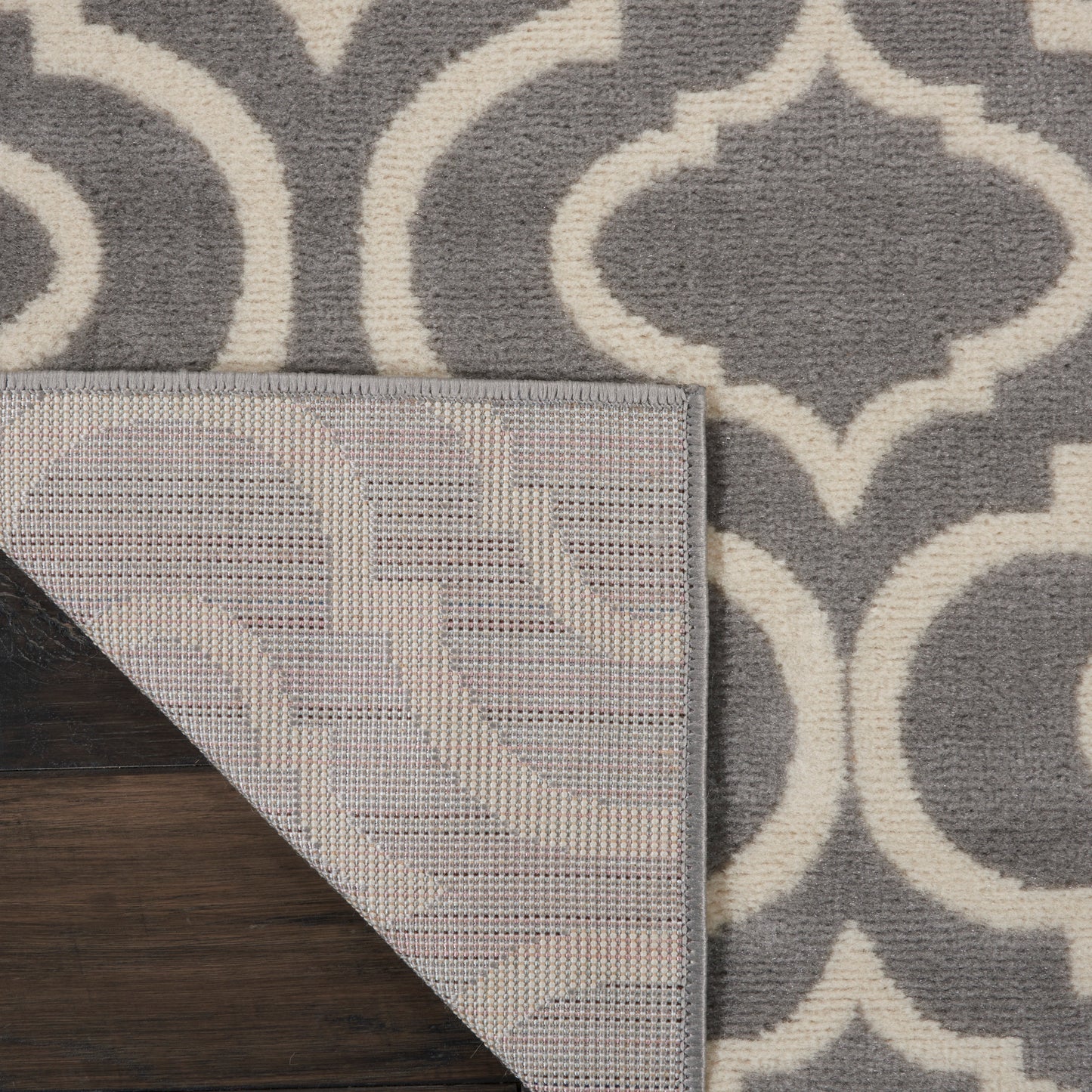 Nourison Jubilant 2' x 6' Grey Contemporary Indoor Rug