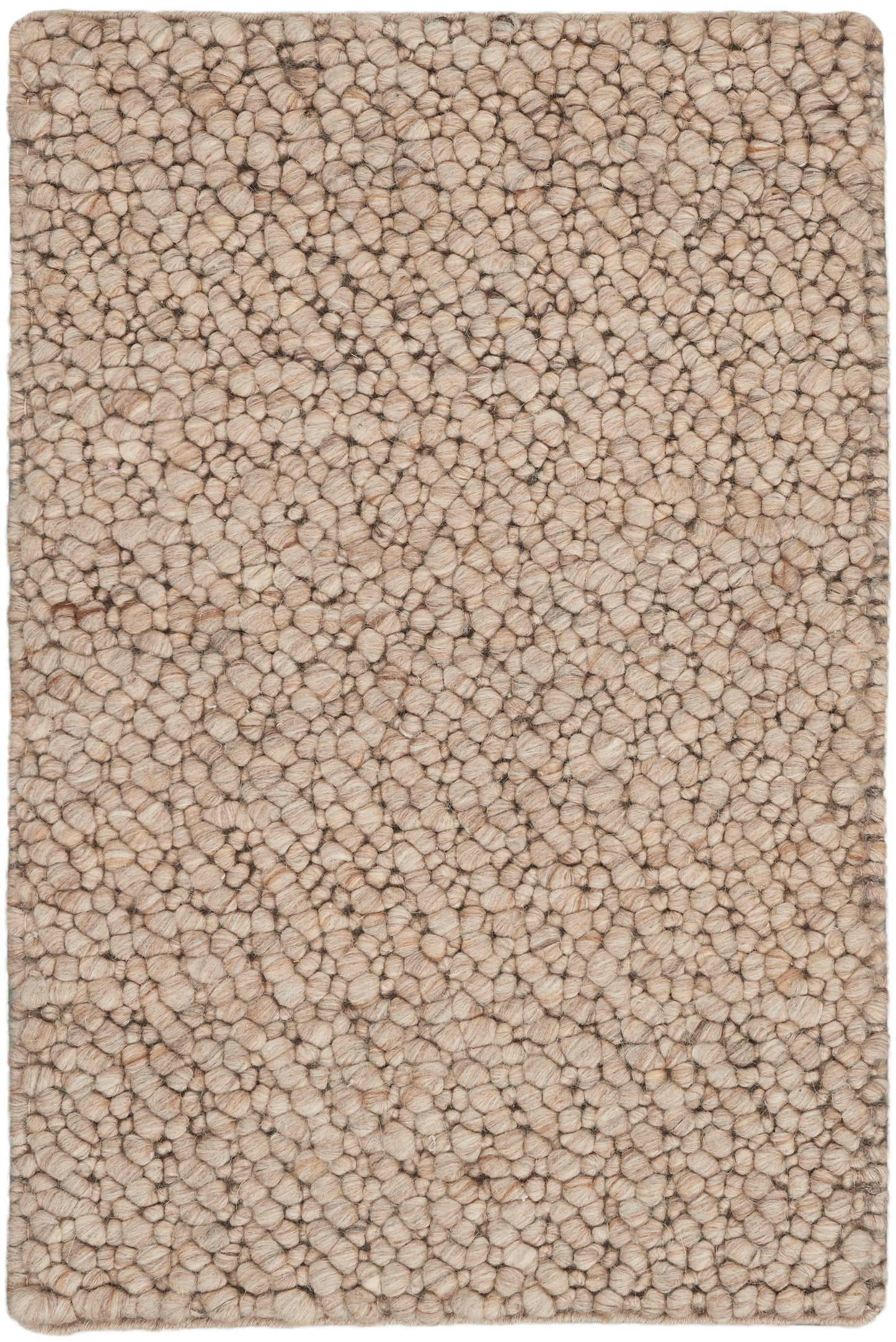 Calvin Klein Riverstone 2' x 3' Mocha Farmhouse Indoor Rug