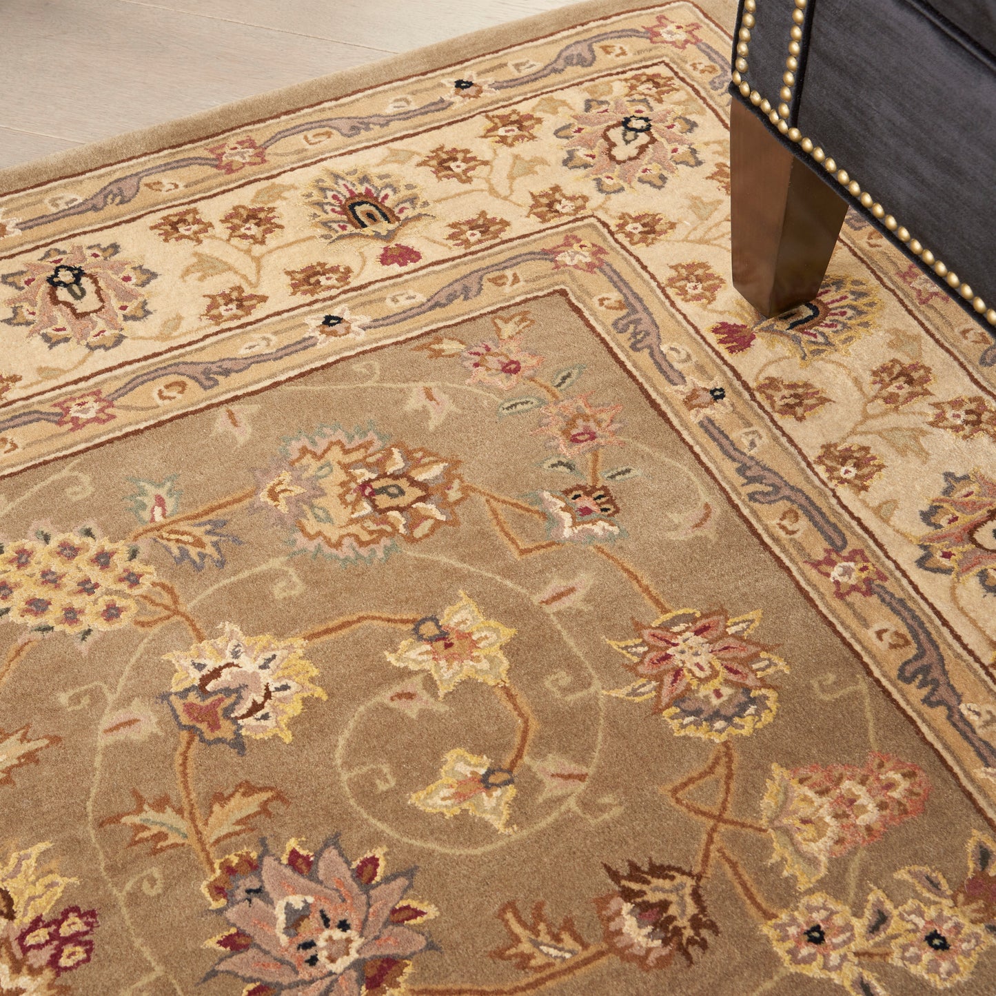 Nourison Nourison 2000 5'6" x 8'6" Olive Traditional Indoor Rug
