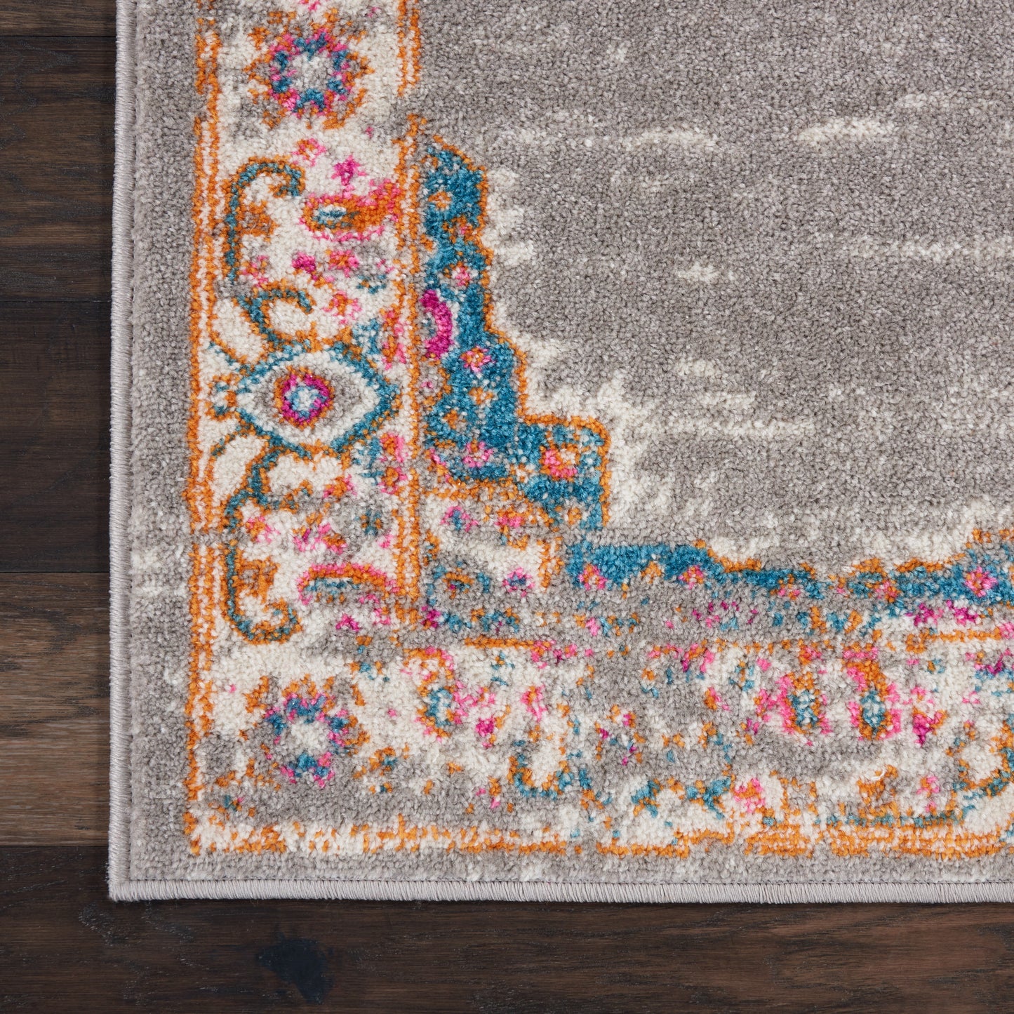 Nourison Passion 1'10" x 2'10" Grey Bohemian Indoor Rug