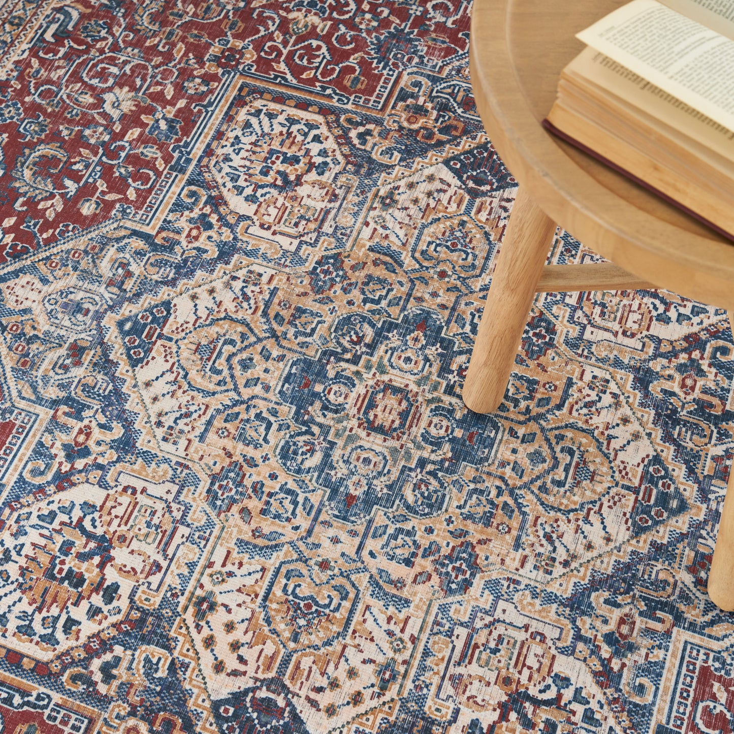 Nourison Vintage Home 6' x 9' Red Blue Bohemian Indoor Rug