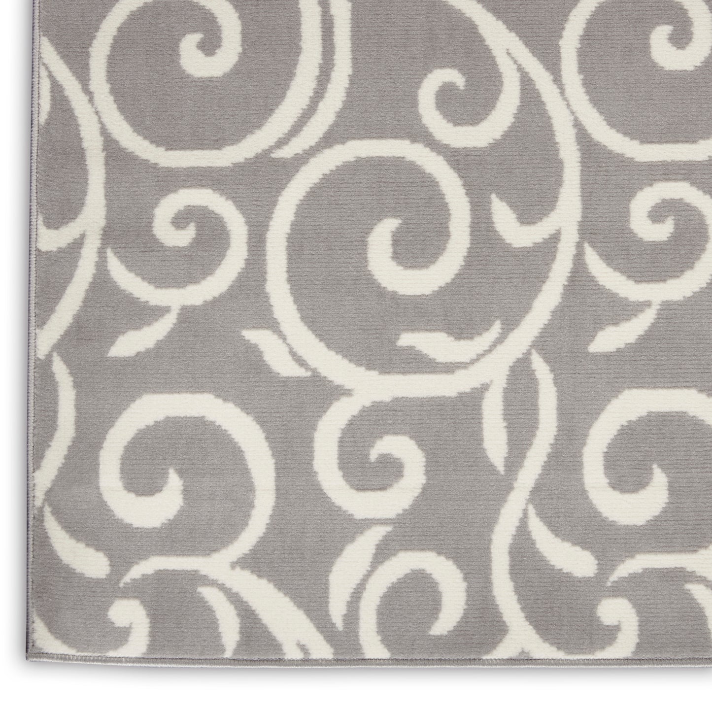 Nourison Grafix 5'3" x 7'3" Grey Contemporary Indoor Rug