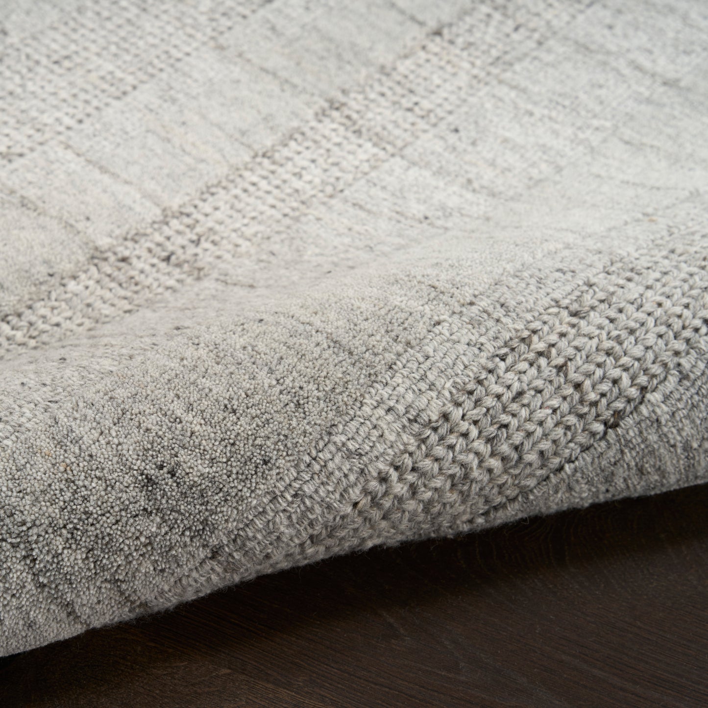 DKNY Pure Multi Weave 7'9" x 9'9" Grey Contemporary Indoor Rug