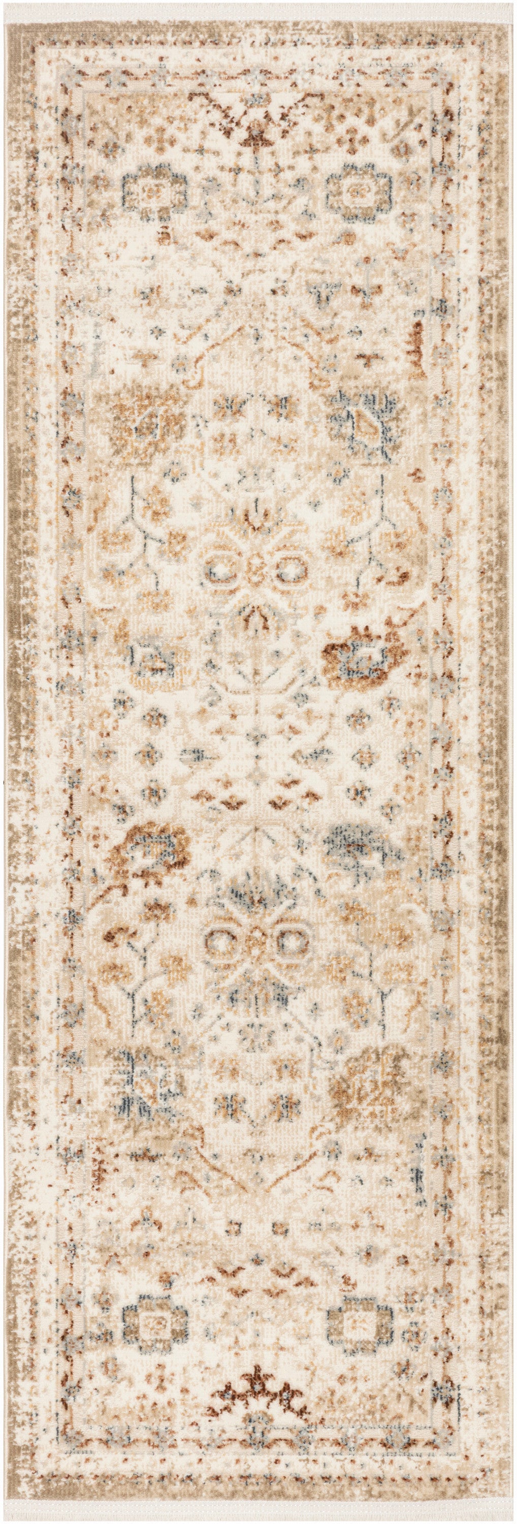 Nourison Pardis 2' x 6' Ivory Rust Vintage Indoor Rug