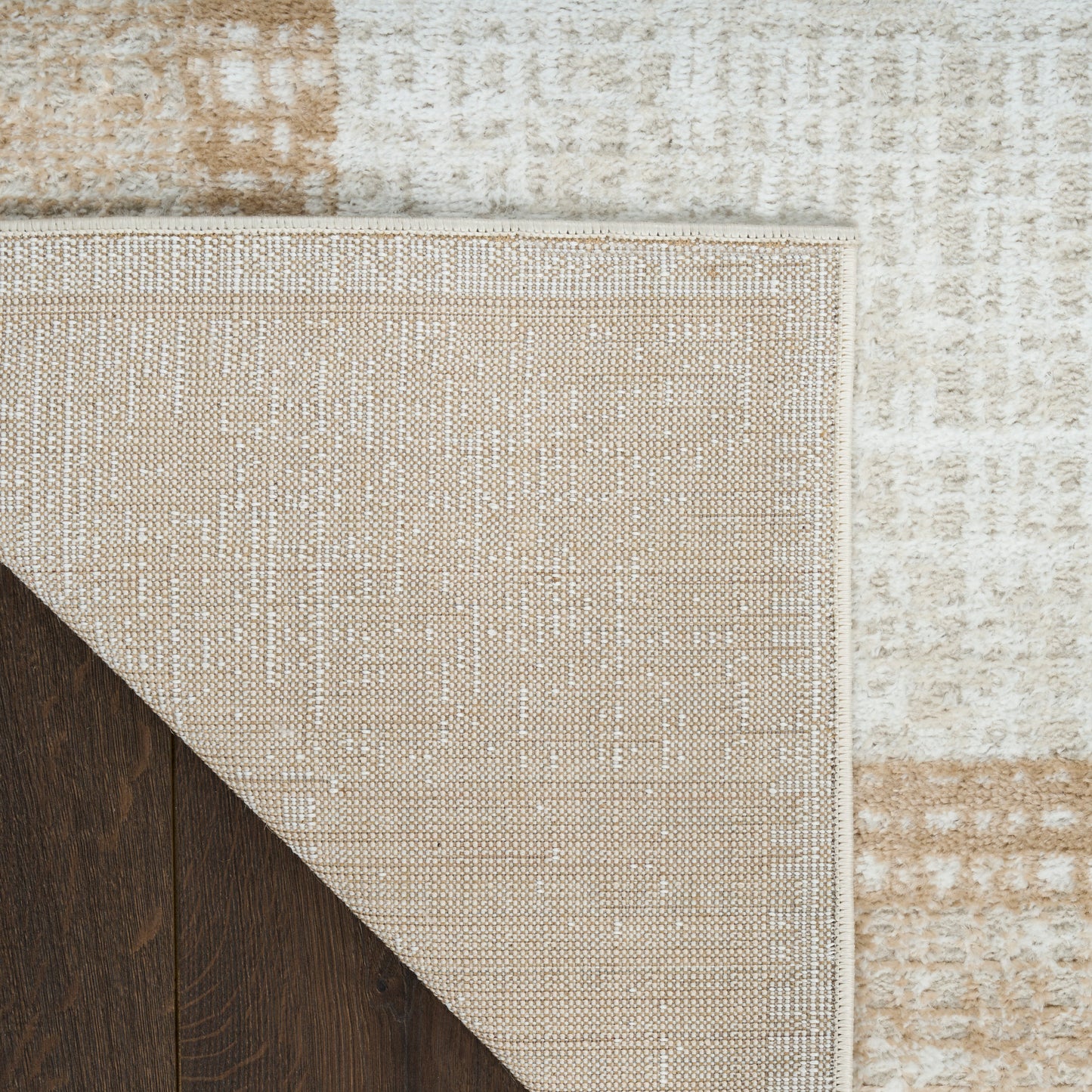 Nourison Dekor 7'10" x 9'10" Ivory Beige Modern Indoor Rug