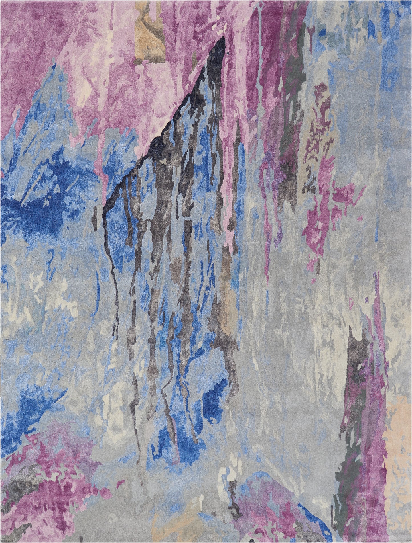Nourison Prismatic 8'6" x 11'6" Grey/Multicolor Modern Indoor Rug