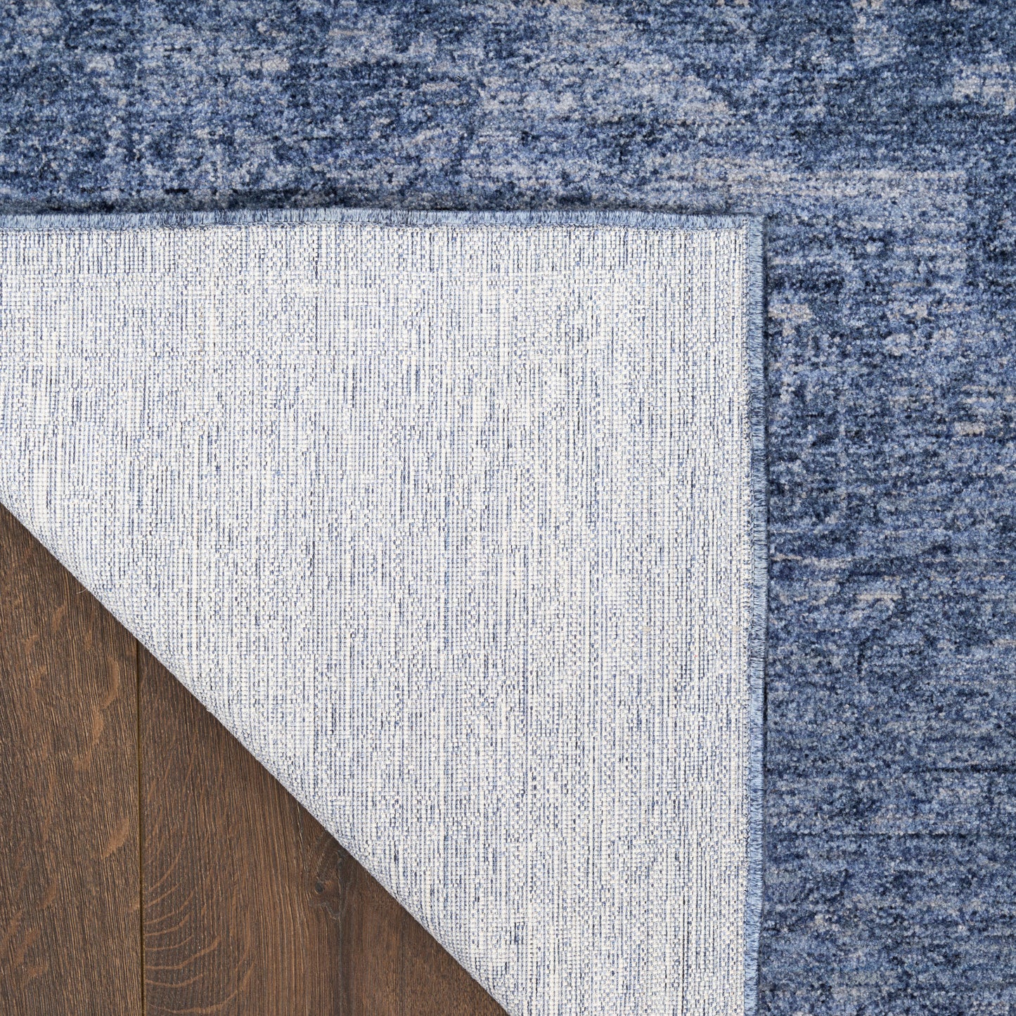 DKNY Pure Shades 5'3" x 7'8" Blue Vintage Indoor Rug