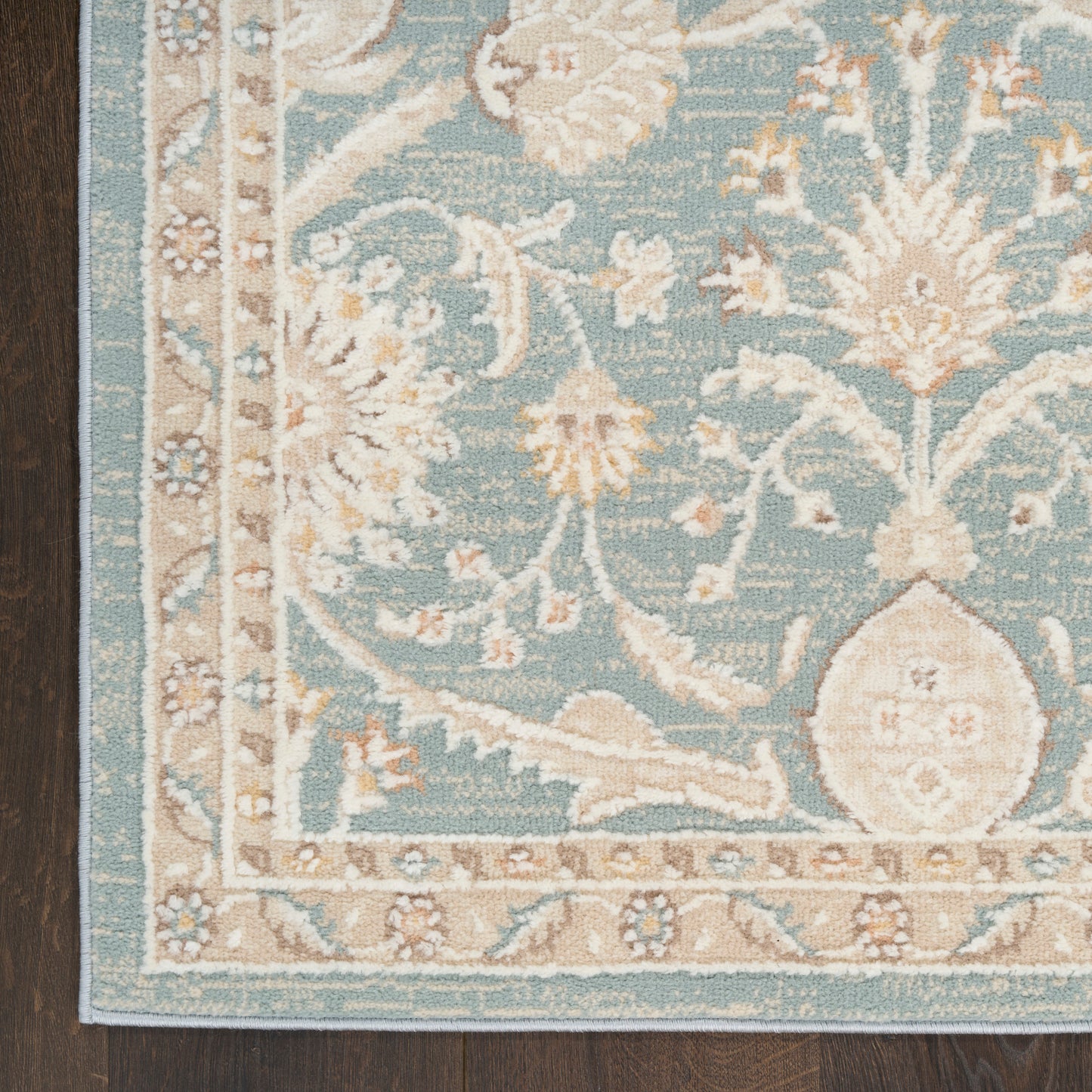 Nourison Isla 5'3" x 7' Blue Vintage Indoor Rug
