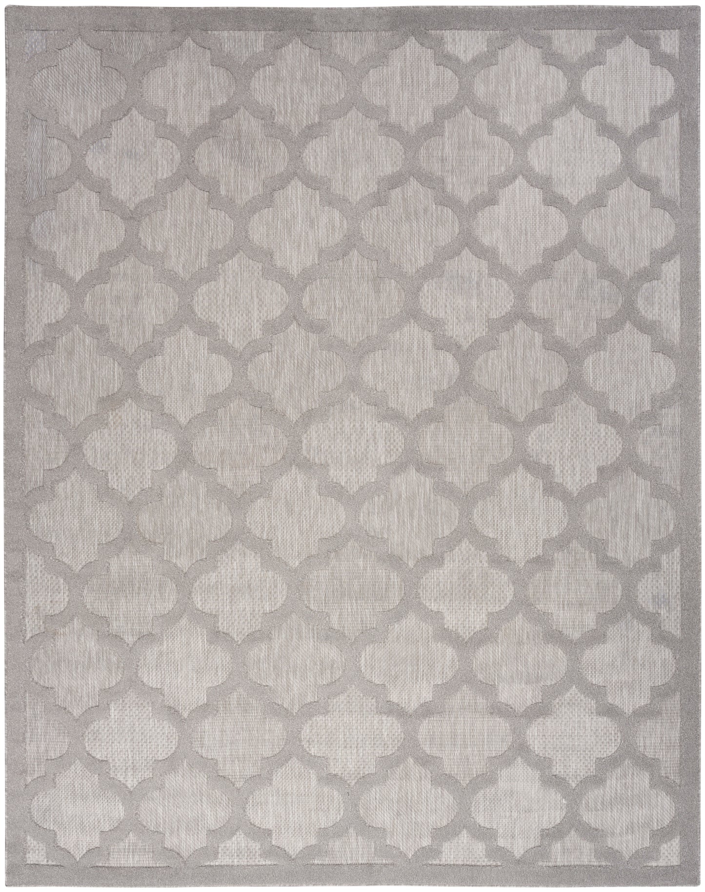 Nourison Easy Care 8' x 10' Silver Grey Modern Rug