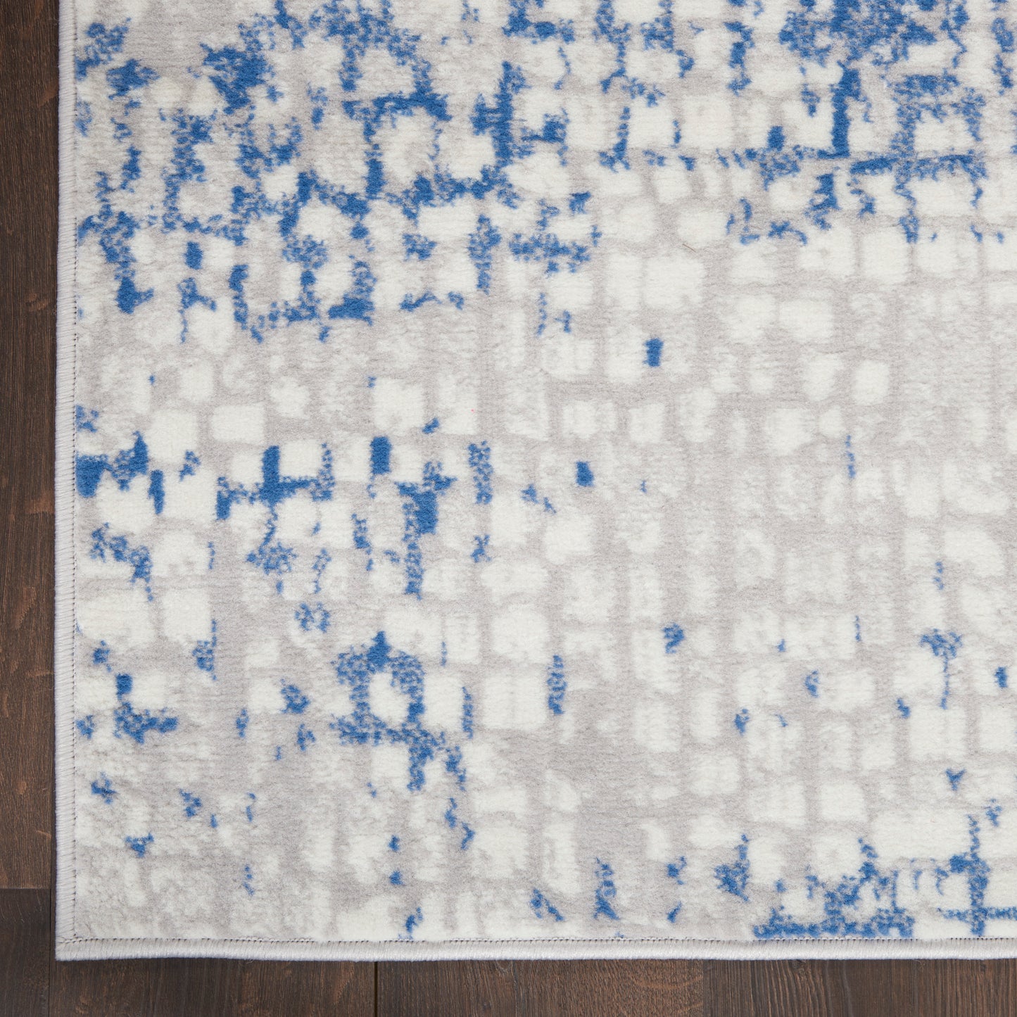 Nourison Whimsicle 3' x 5' Grey Blue Modern Indoor Rug