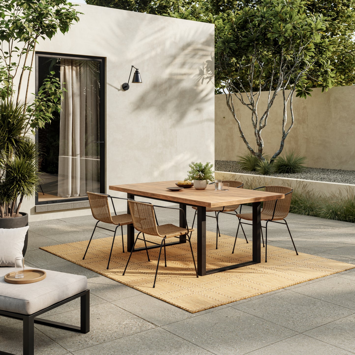 Nourison Horizon Indoor/Outdoor 5' x 7' Natural Modern Rug