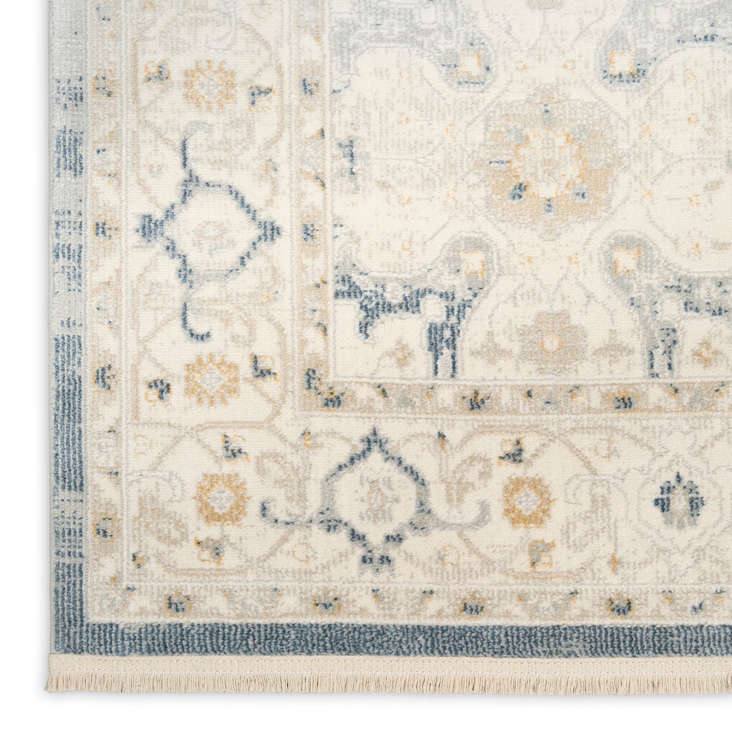 Nourison Pardis 7'10" x 9'10" Light Blue Vintage Indoor Rug