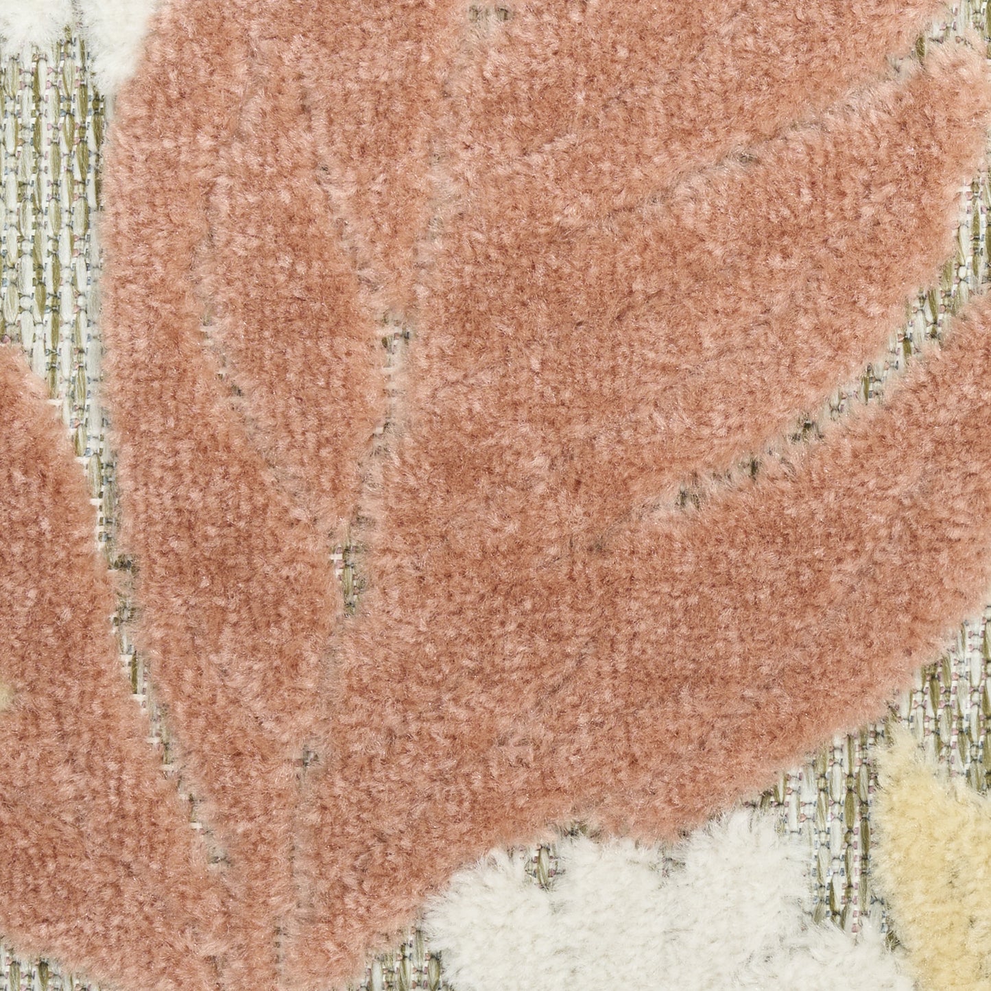 Nourison Aloha 7'10" x 10'6" Rose Modern Rug