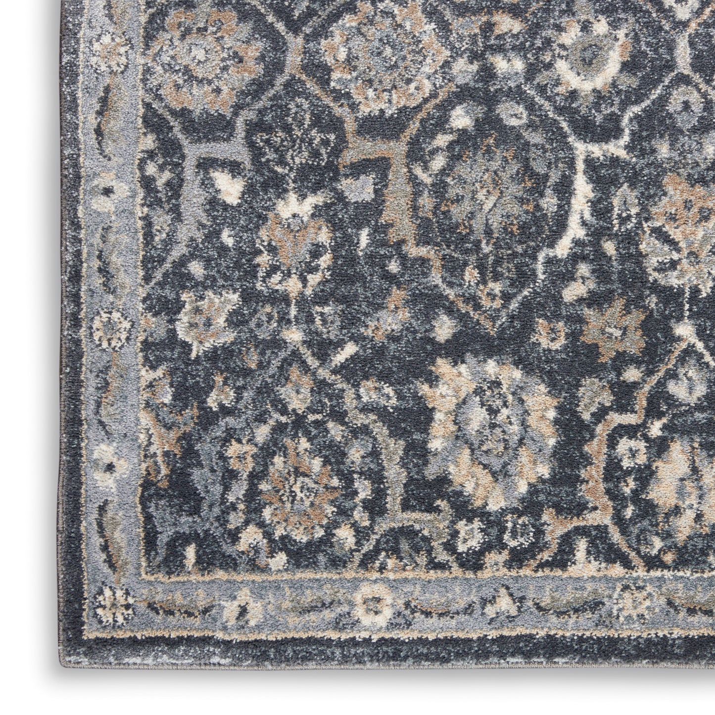 Nourison Moroccan Celebration 5'3" x 7'3" Navy Vintage Indoor Rug