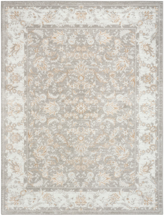 Nourison Dekor 5'3" x 7' Ivory Vintage Indoor Rug