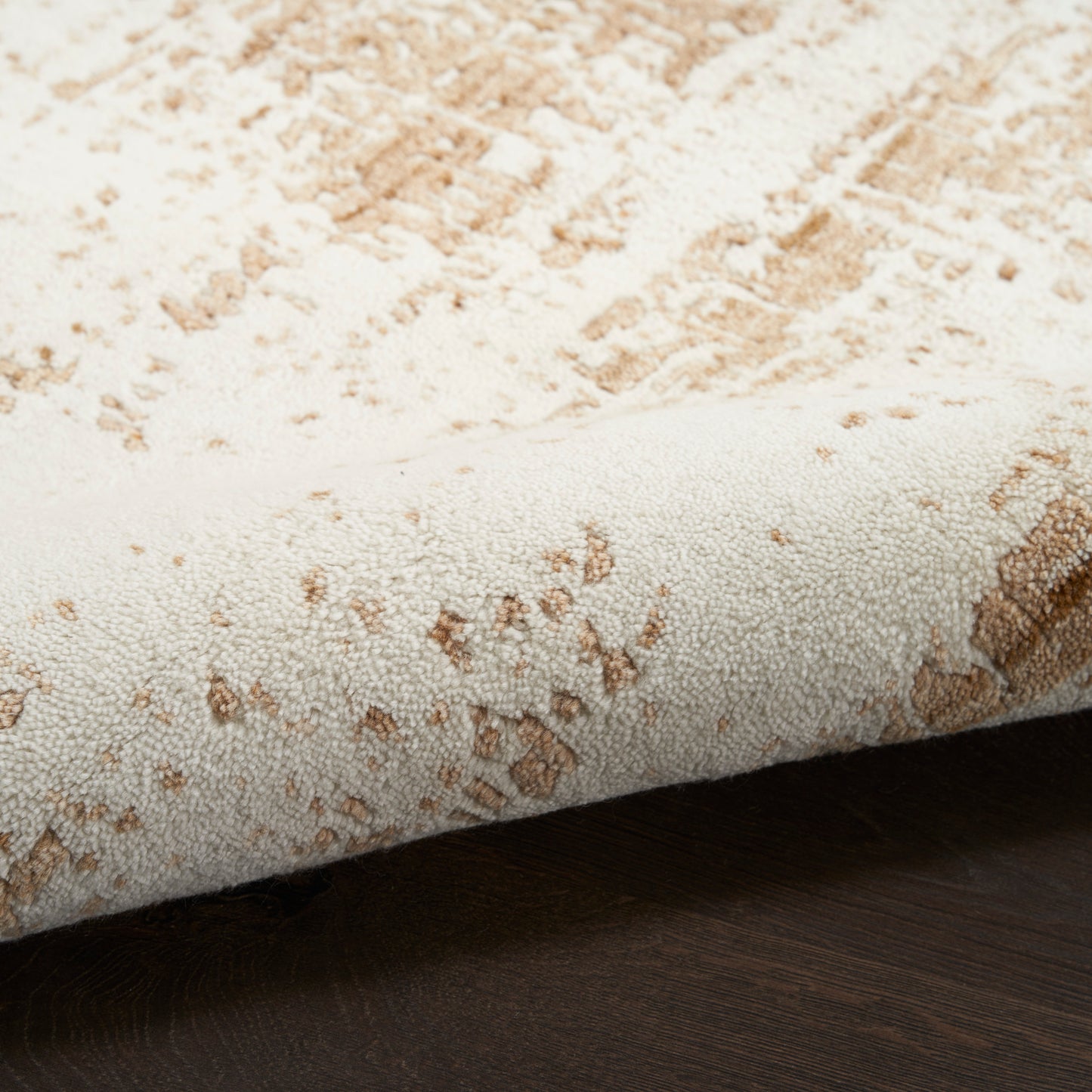 Nourison Harmony 8'6" x 11'6" Ivory Gold Modern Indoor Rug
