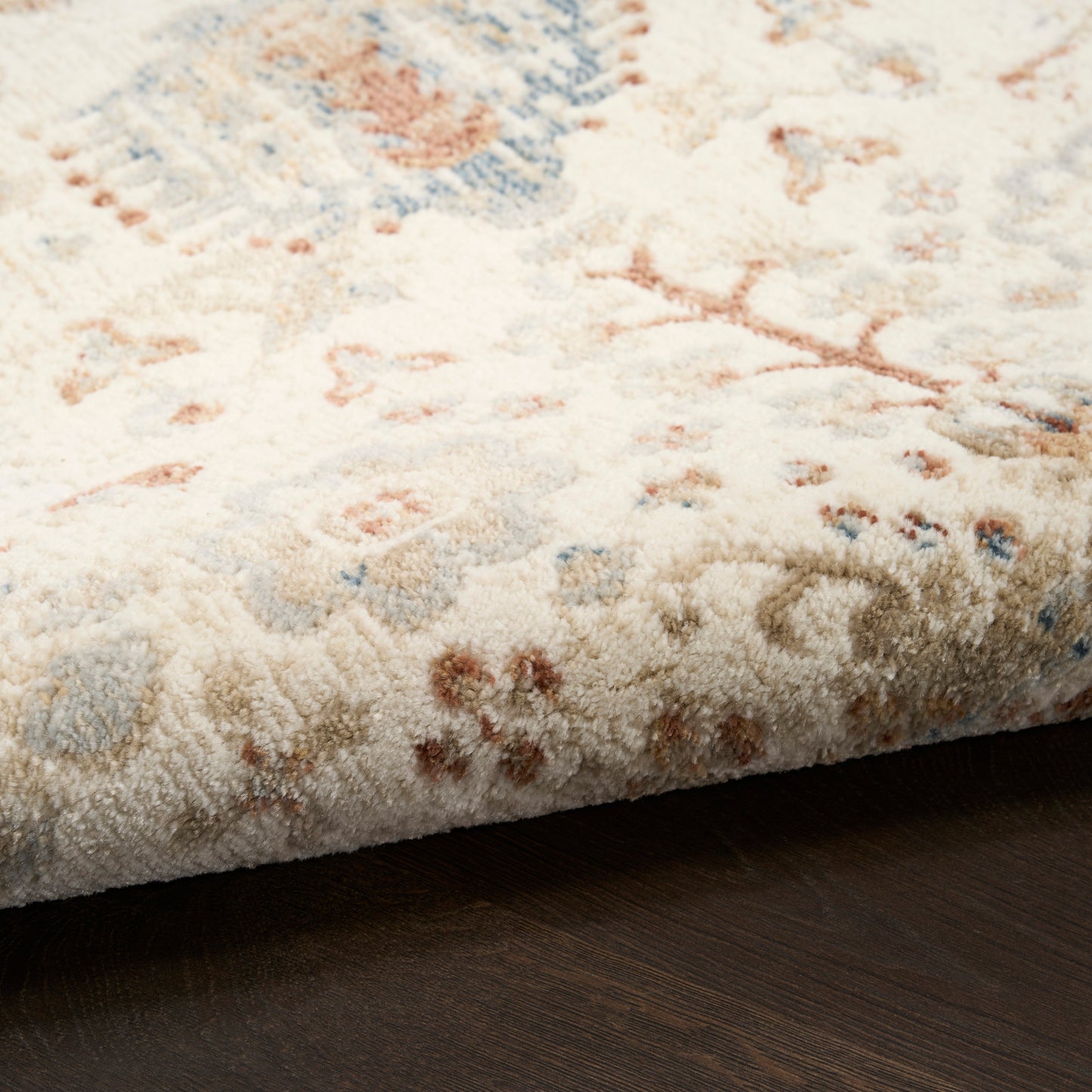 Nourison Pardis 7'10" x 9'10" Ivory Rust Vintage Indoor Rug