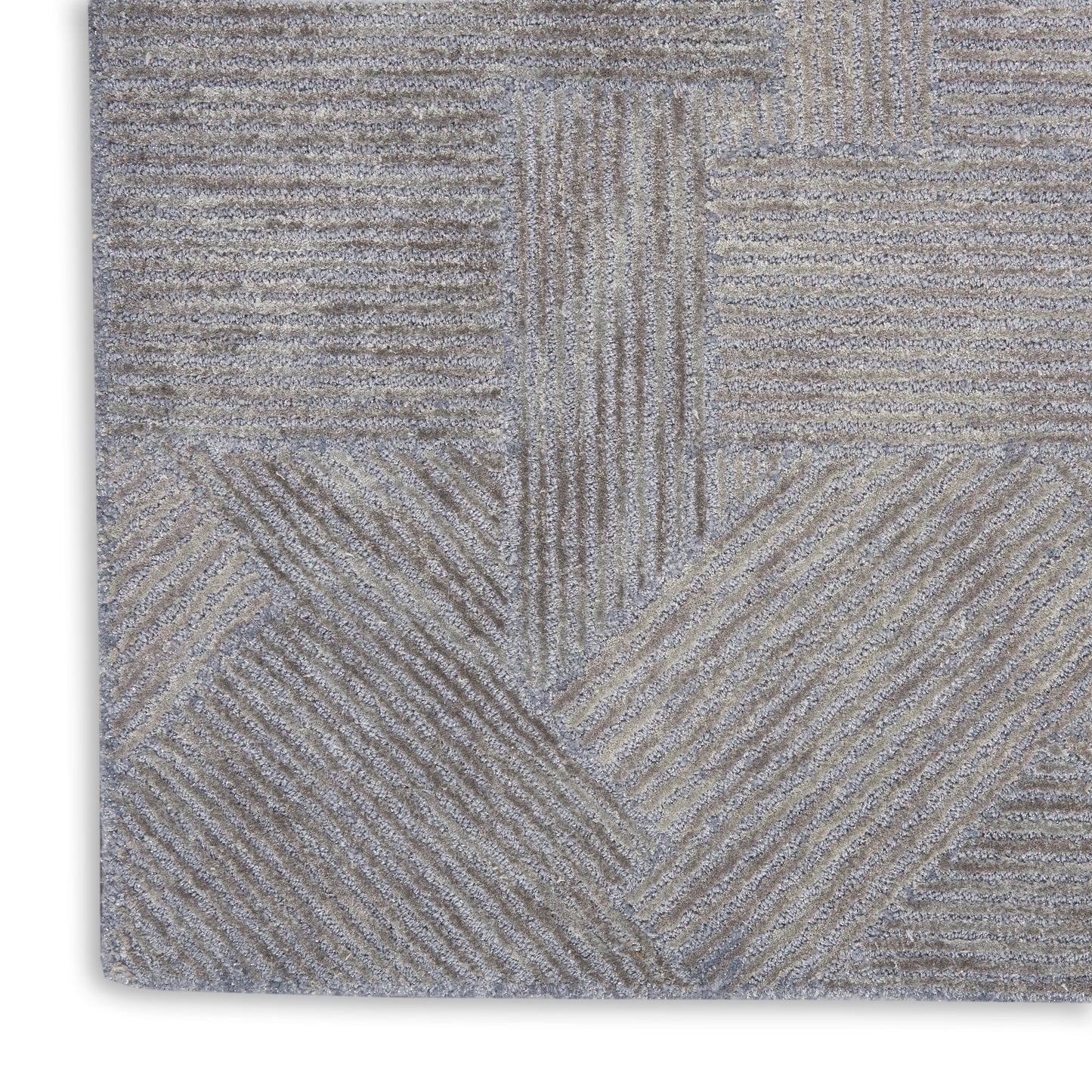 Michael Amini Ma30 Star 5'3" x 7'3" Slate Modern Indoor Rug