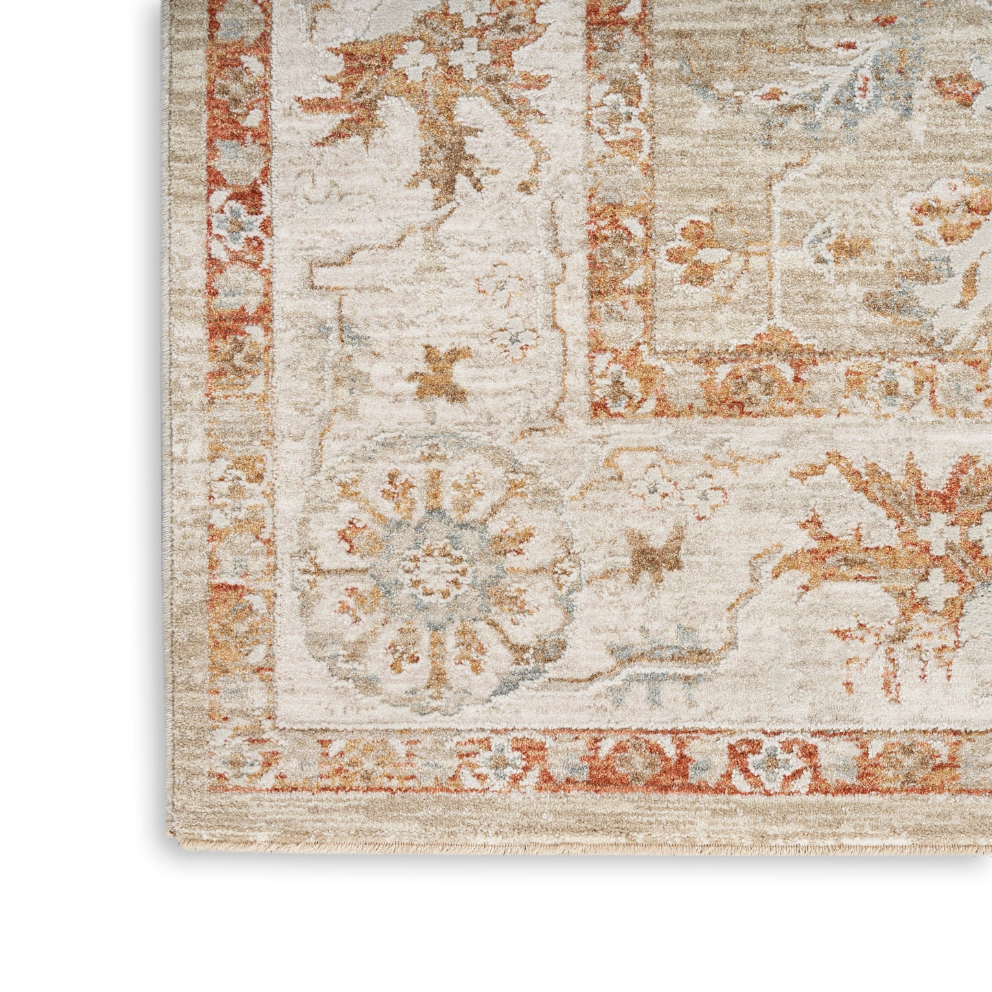 Nourison Infinite 2'3" x 10'2" Sage Ivory Vintage Indoor Rug