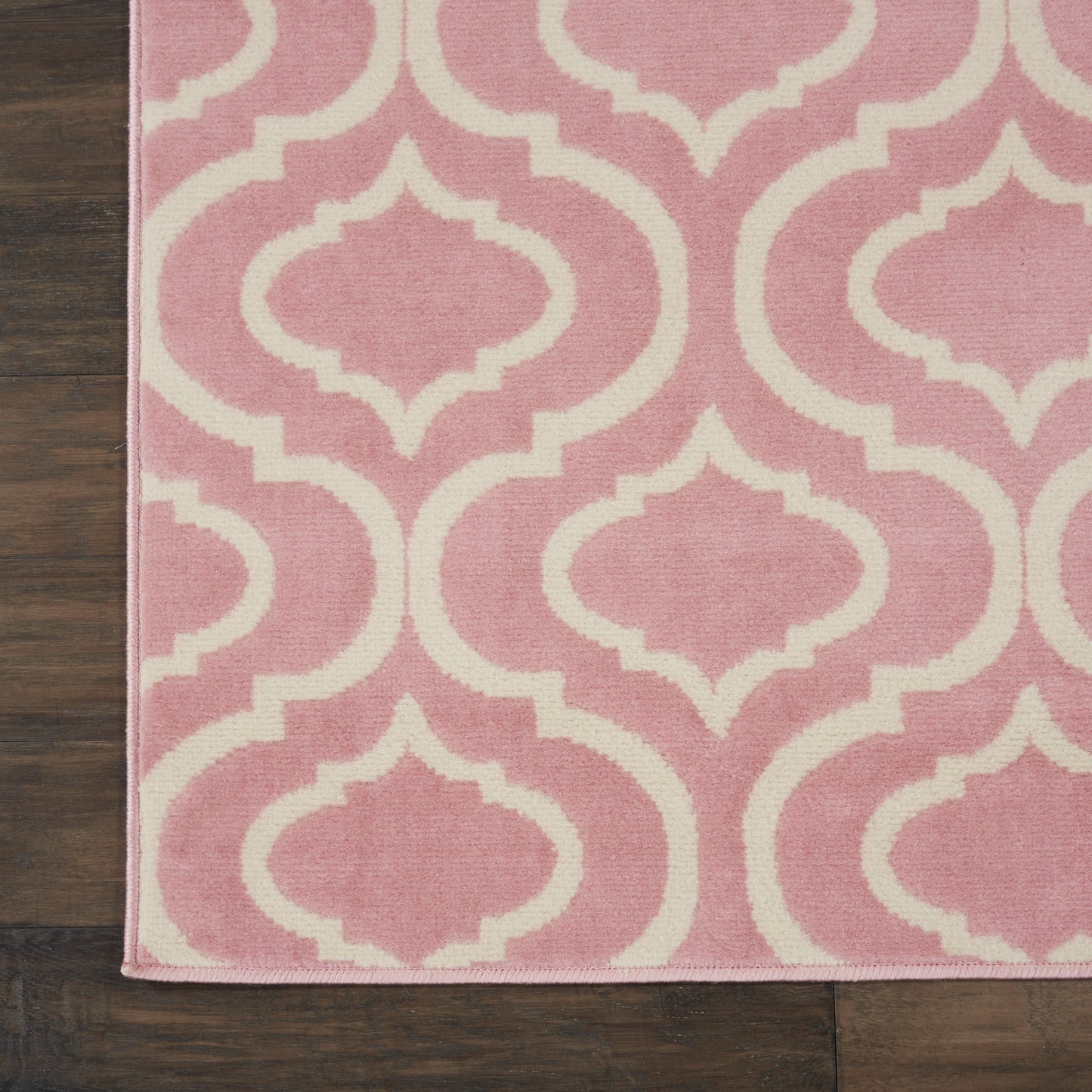Nourison Jubilant 7'10" x 9'10" Pink Contemporary Indoor Rug