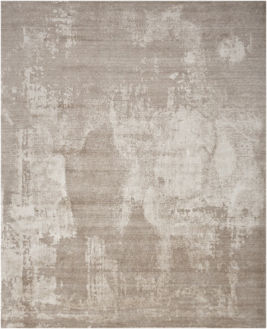 Nourison Harmony 7'9" x 9'9" Silver Grey Modern Indoor Rug