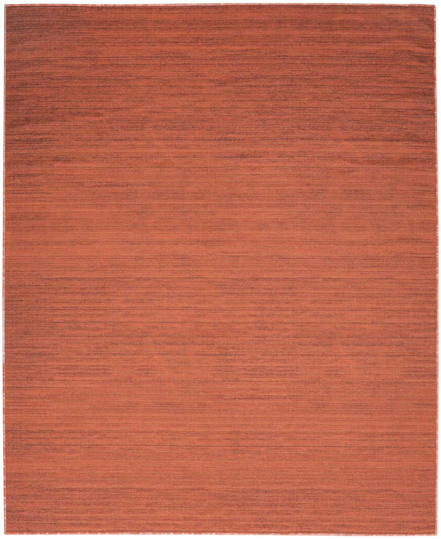 Nourison Washable Essentials 7'10" x 9'10" Brick Modern Indoor Rug