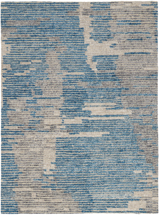 Nourison Ellora 2' x 3' Blue Modern Indoor Rug