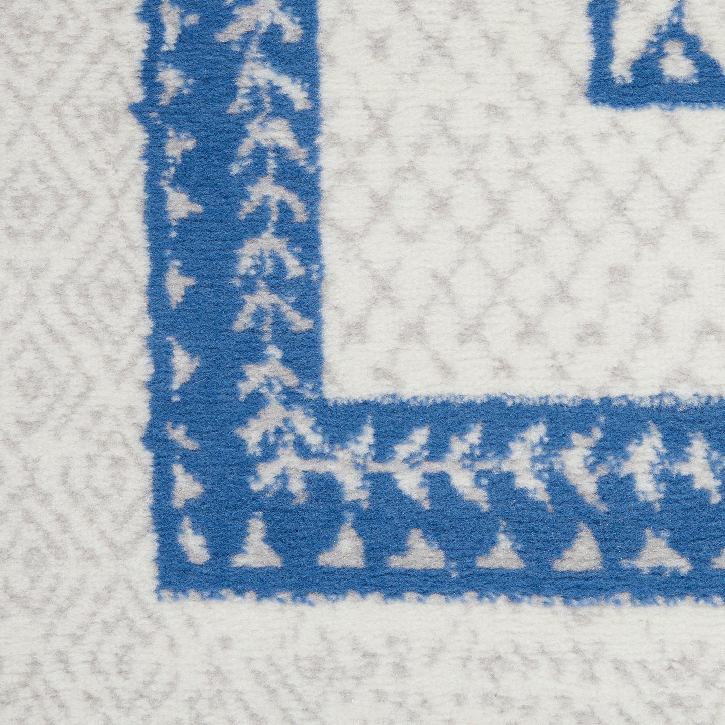 Nourison Whimsicle 6' x 9' Ivory Blue Farmhouse Indoor Rug