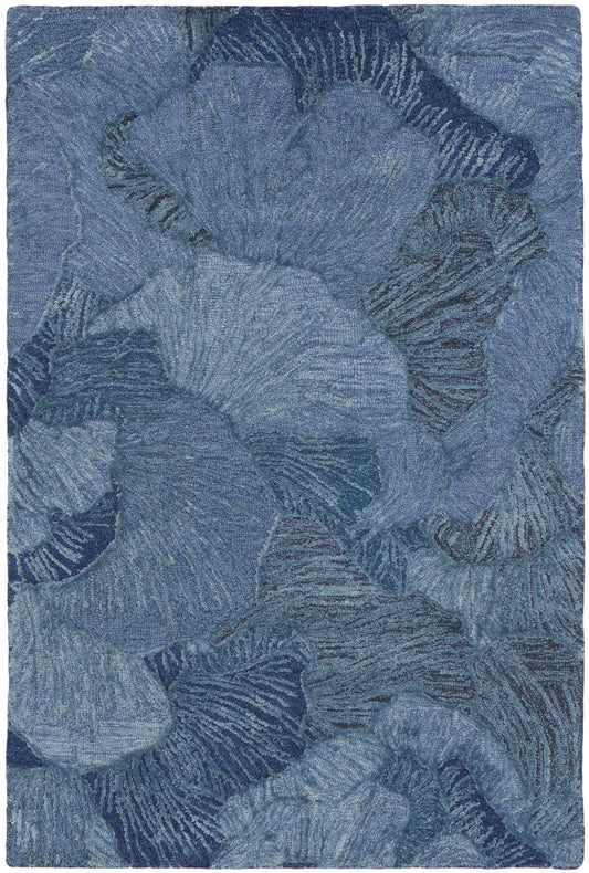 Nourison Avra 3'9" x 5'9" Blue Modern Indoor Rug