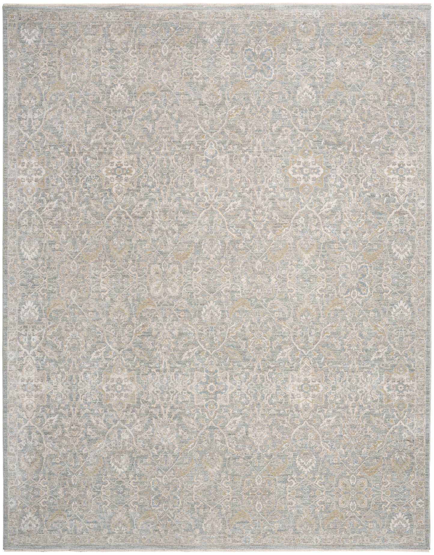 Nourison Envy 7'10" x 10'2" Blue Silver Vintage Indoor Rug