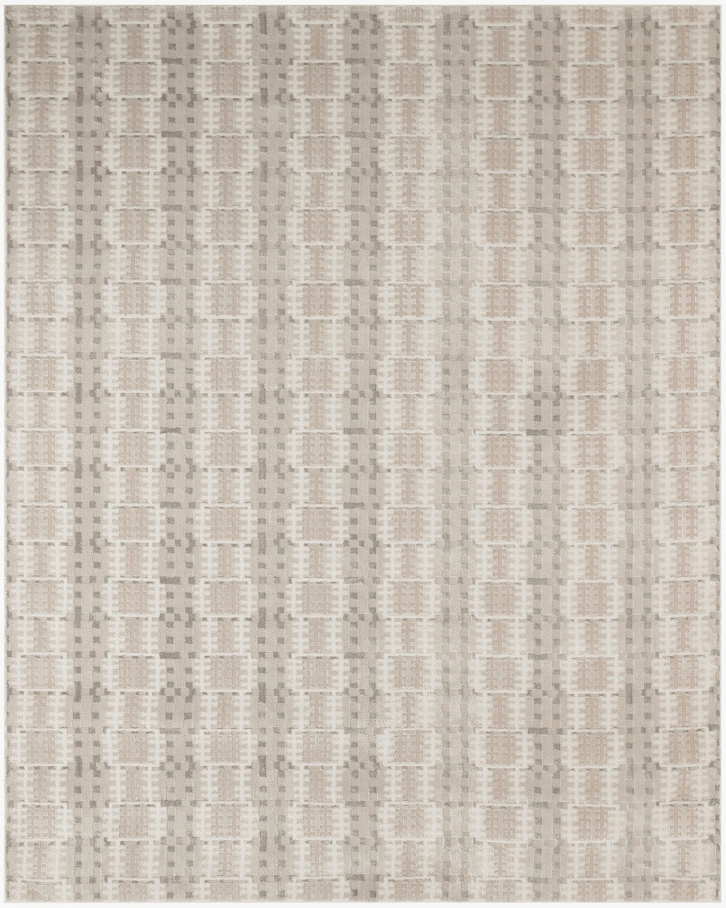 Nourison Nordic 8' x 10' Ivory Multicolor Modern Indoor Rug