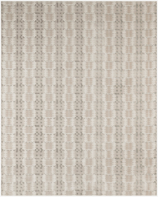 Nourison Nordic 8' x 10' Ivory Multicolor Modern Indoor Rug